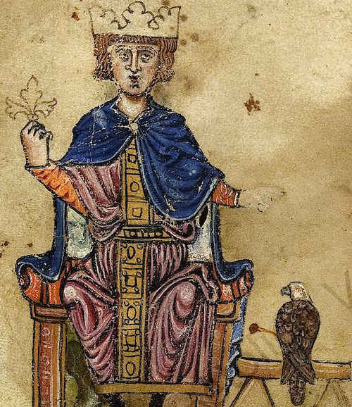 Frédéric II et son faucon